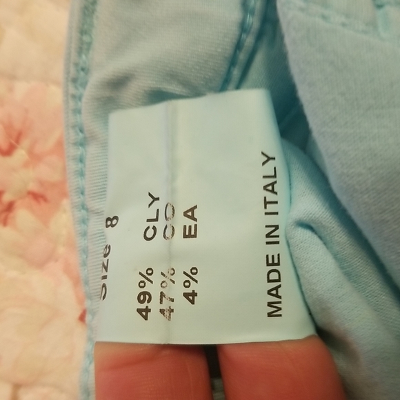 Leggiardro women's mint green pants - Picture 10 of 10